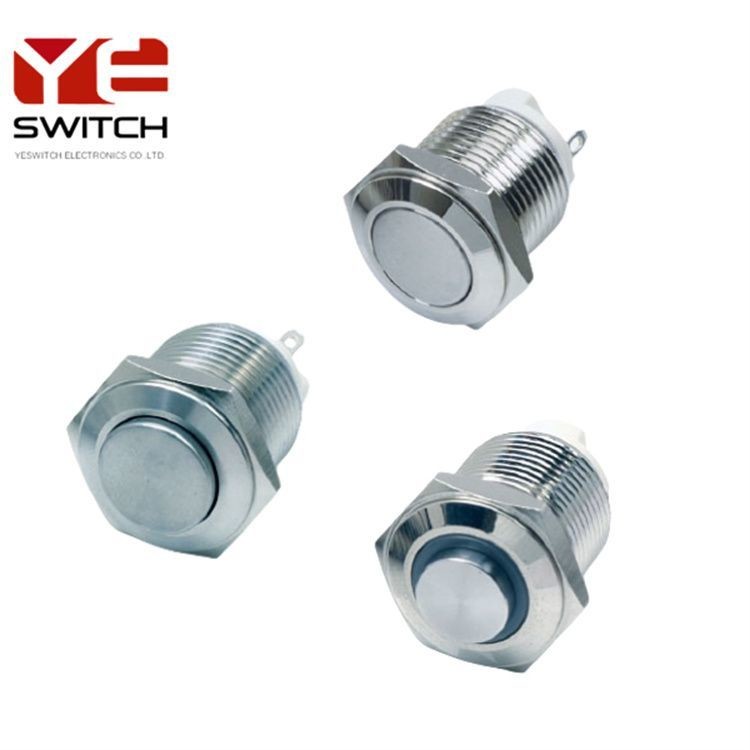 Anti Vandal Metal Push Button 16mm Electrical Buttons And Switches For ...