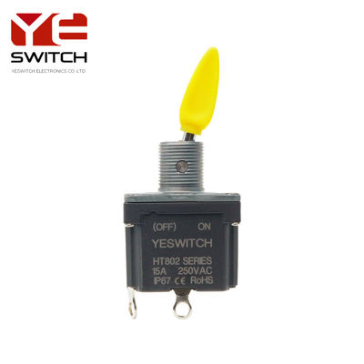 SPST (OFF)-On Toggle Switch 5A 28VDC Solder Terminal For Aerial Work Platform