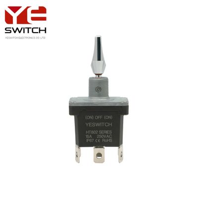 Flat Handle Industrial Toggle Switch Loading Machine CE Waterproof Momentary Push Button Switch