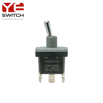 Engineering Vehicles Toggle Switch Metal Metal Handle Waterproof Emergency Stop Button