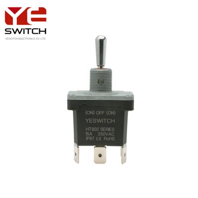 Industrial Metal Toggle Switch Salt Spray Test For 96 Hours With PC Terminal 