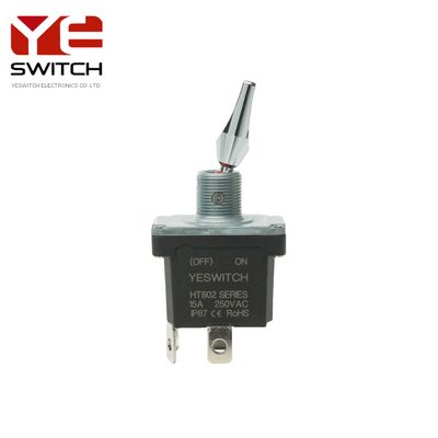 15A 125/ 250V AC Industrial Metal Toggle Switch With UL Approved