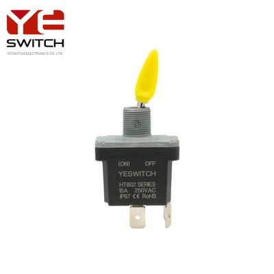 IP68 Rating Waterproof Industrial Metal Toggle Switch For Fire Engine