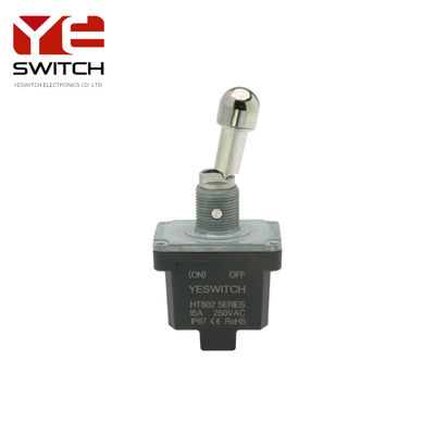Switch Off Function Key Heavy Duty Metal Toggle Switch On-off Function With Screw Terminal