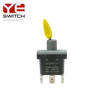 Heavy Duty Industrial Metal Toggle Switch With PC Terminals For Aerial Vehicle