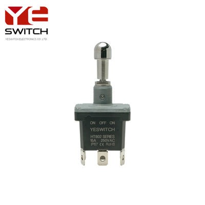 High Current Locking Handle Industrial Metal Toggle Switch For Engineering Machinery