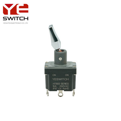 Rohs Certificate Industrial Metal Toggle Switch Copper Alloy With Solder Terminal