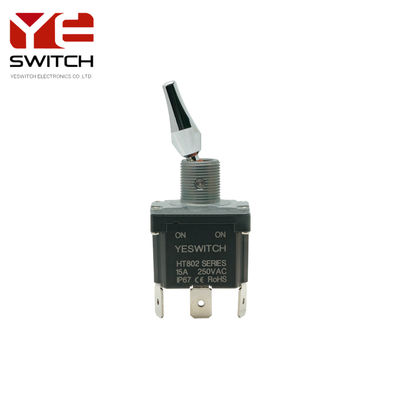 Waterproof Industrial metal toggle switch with PC terminal Engineering Vehicles 