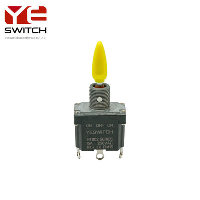 Industrial Metal Toggle Switch Copper Alloy With Solder Terminal For Heavy Machine