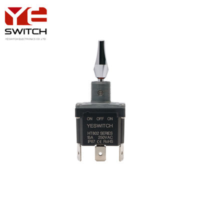 15A 125/250V AC Industrial Toggle Switch With PC Terminal For Heavy Machinery Equipment