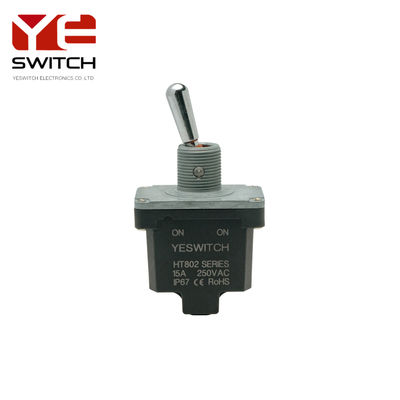 15A 28VDC Industrial Metal Toggle Switch With Screw Terminal For Mechanical Industry