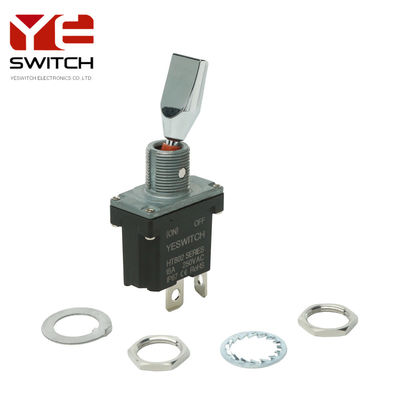 Test Switch Handle (ON)-OFF-(ON) Toggle Switch PC Terminal Flat Metal Handle For Test ...